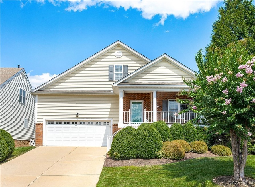 View of front of house with covered porch