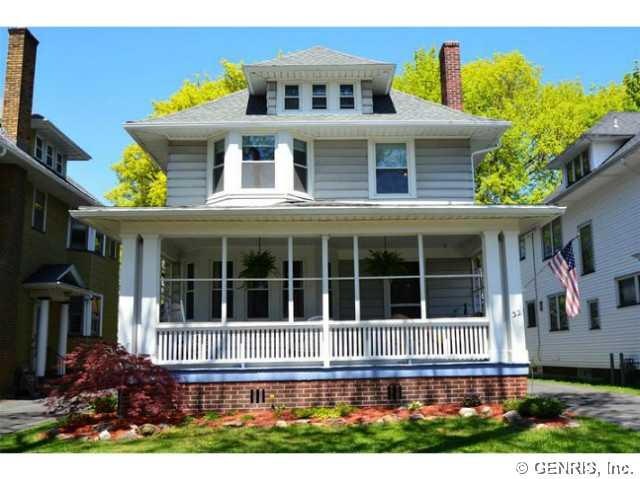 Exterior Front Stately Colonial in desirable Laure