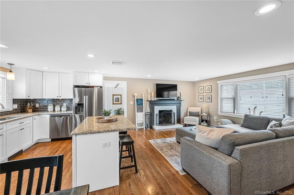 Gorgeously updated open floor plan with kitchen, d