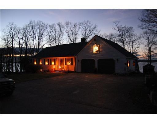 Exterior Front. Holiday Lighting