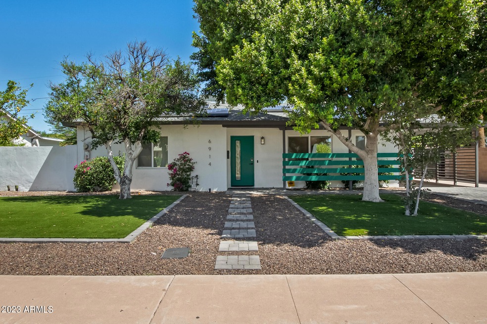 front front of house