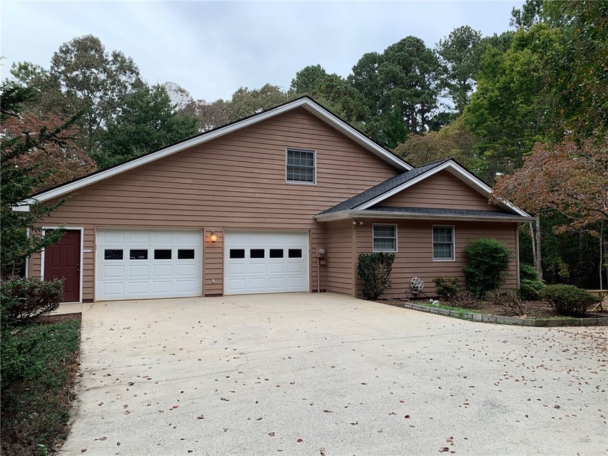 Oversized garage.  Plenty of outside parking.  Est