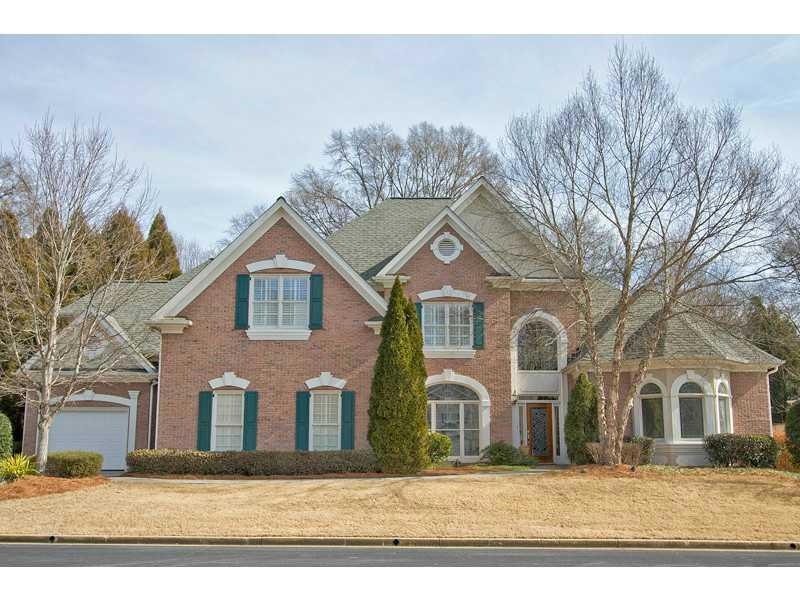 Exterior Front. Beautiful 4 sided brick home on le