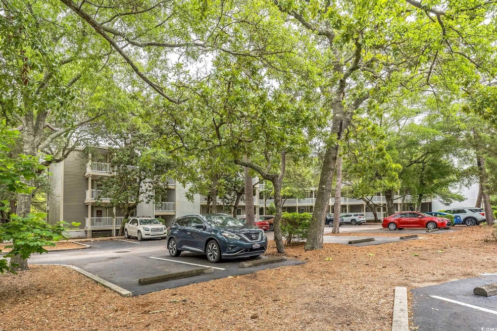 View of uncovered parking lot