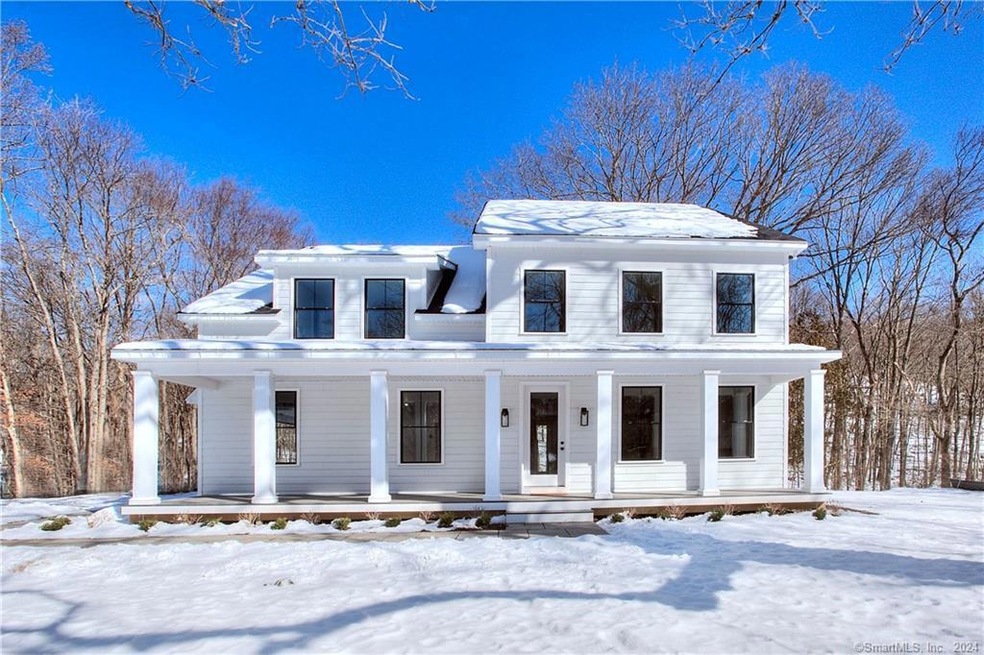 Modern colonial farmhouse