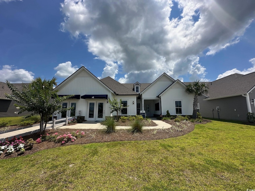 Front of model home.