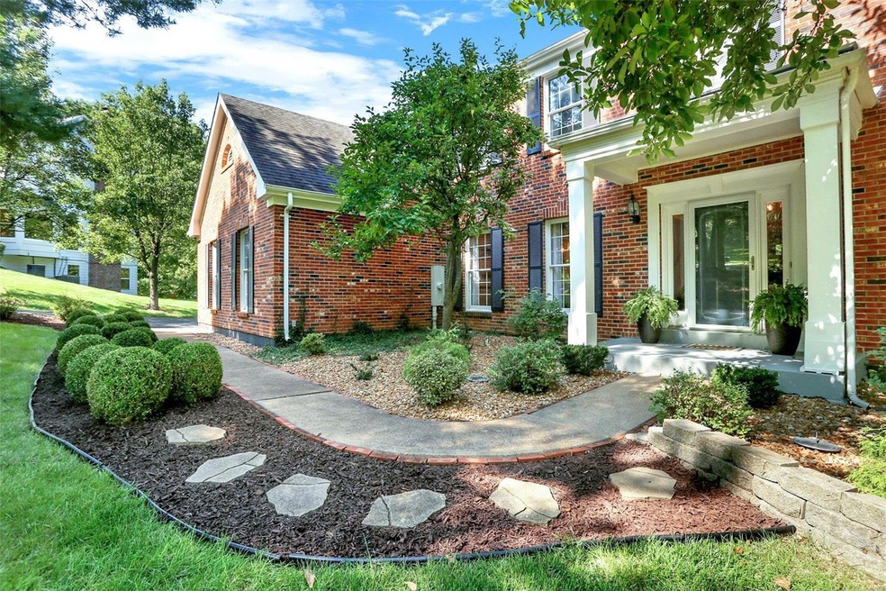 Welcoming front entrance