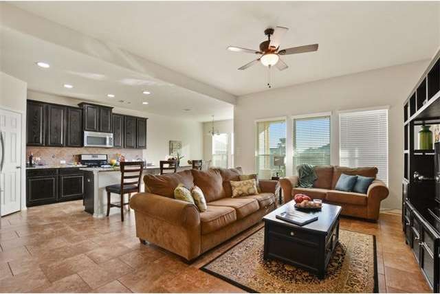 Open floor plan, great for entertaining.