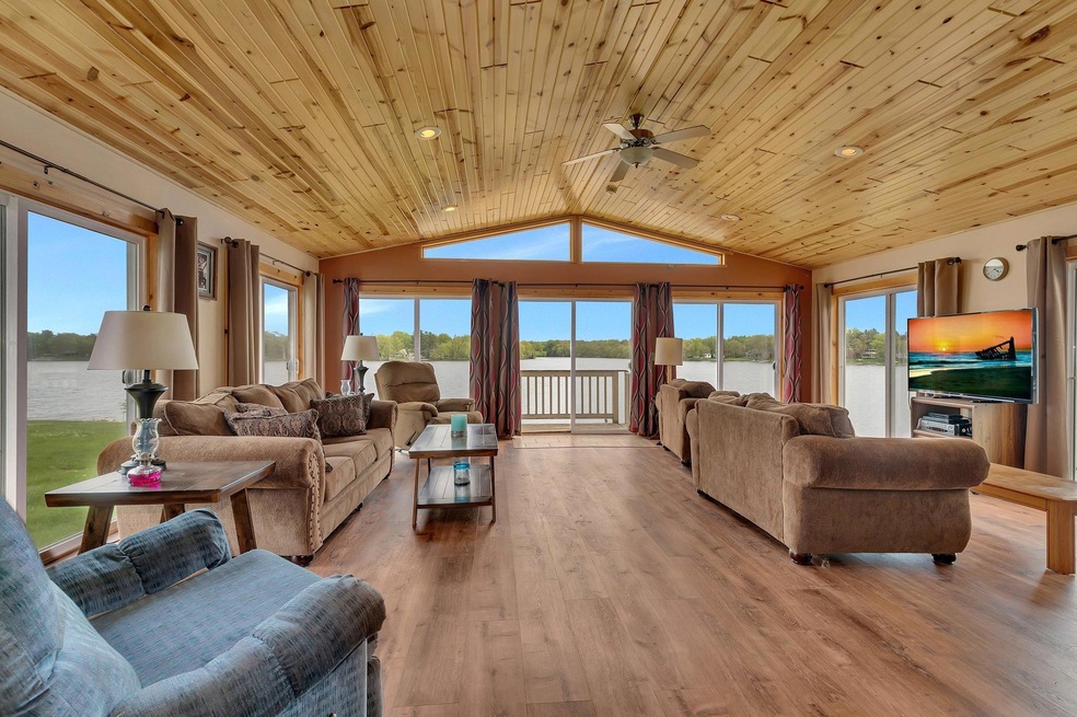 Enjoy the peaceful views of Cross Lake and Snake River.