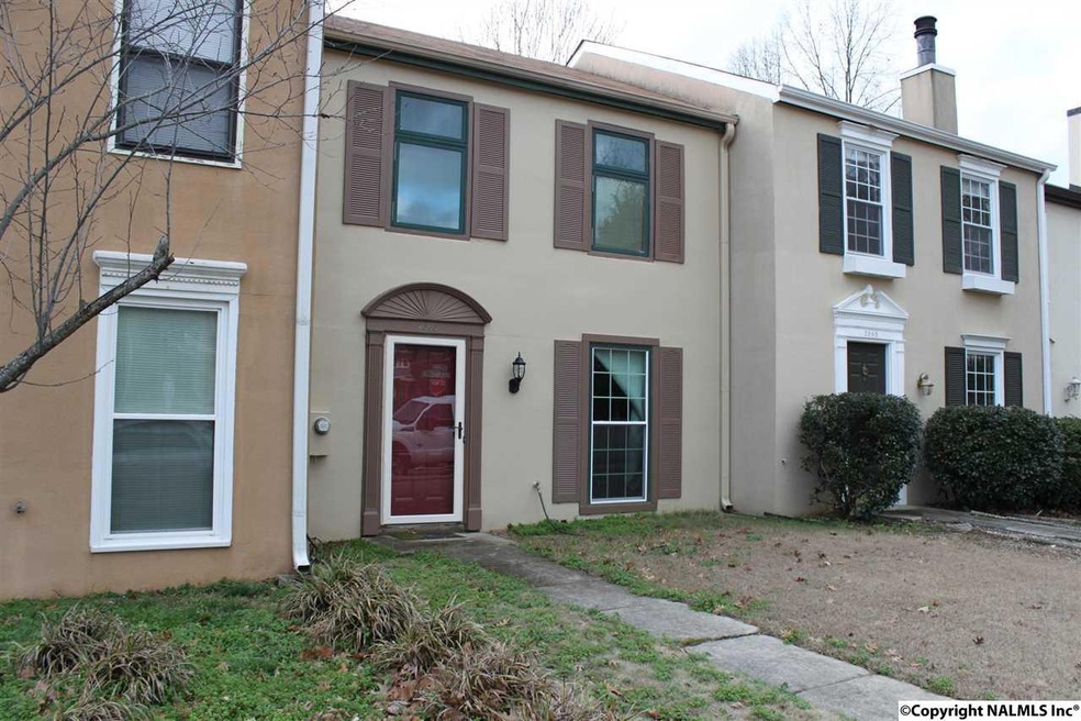 Fresh coat of paint adds to the charm of this cozy town home.