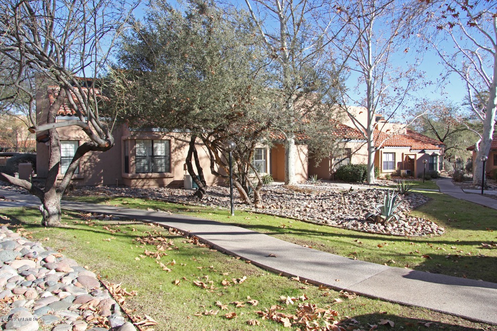 Grass and Trees in Courtyard