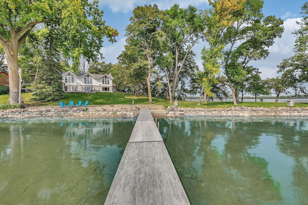 Remarkable executive home on Rice Lake