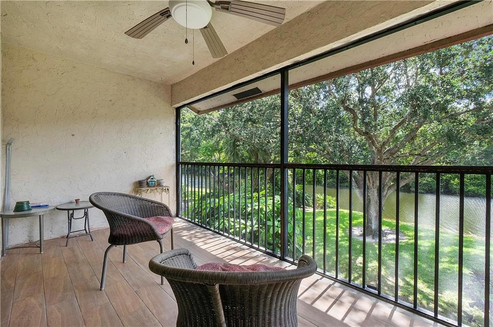 Awesome view from patio with water and preserve