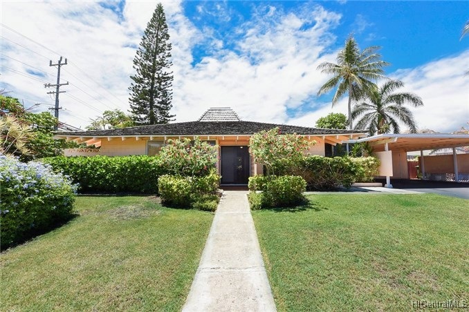 Beautifully landscaped 11,000 square foot property