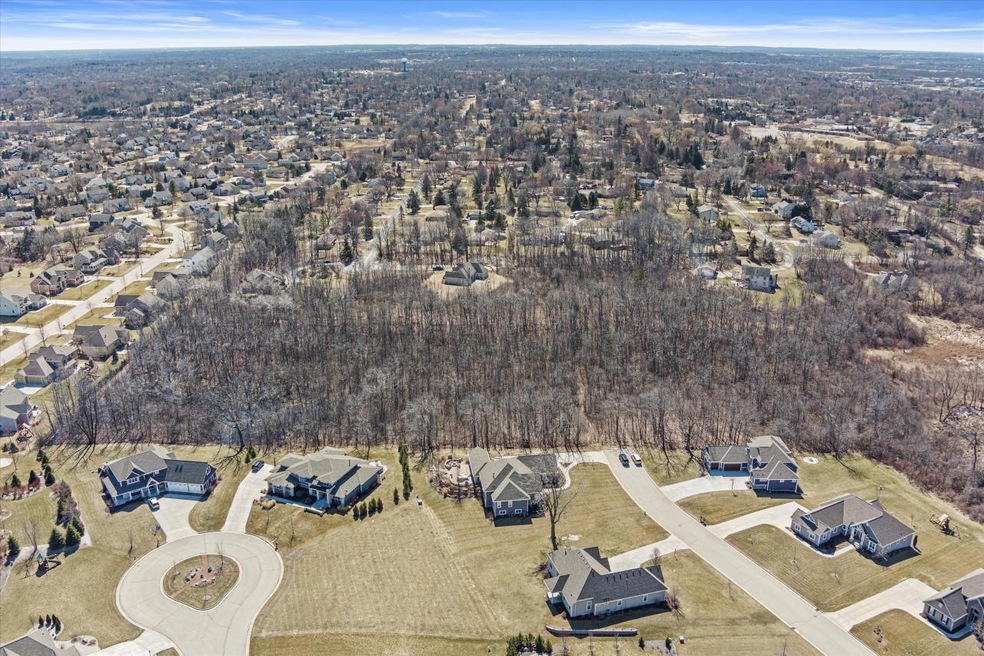 10 Wooded Acres Birds Eye View