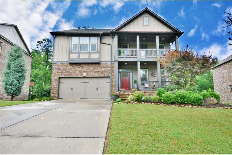Charming craftsman styled home with double front p