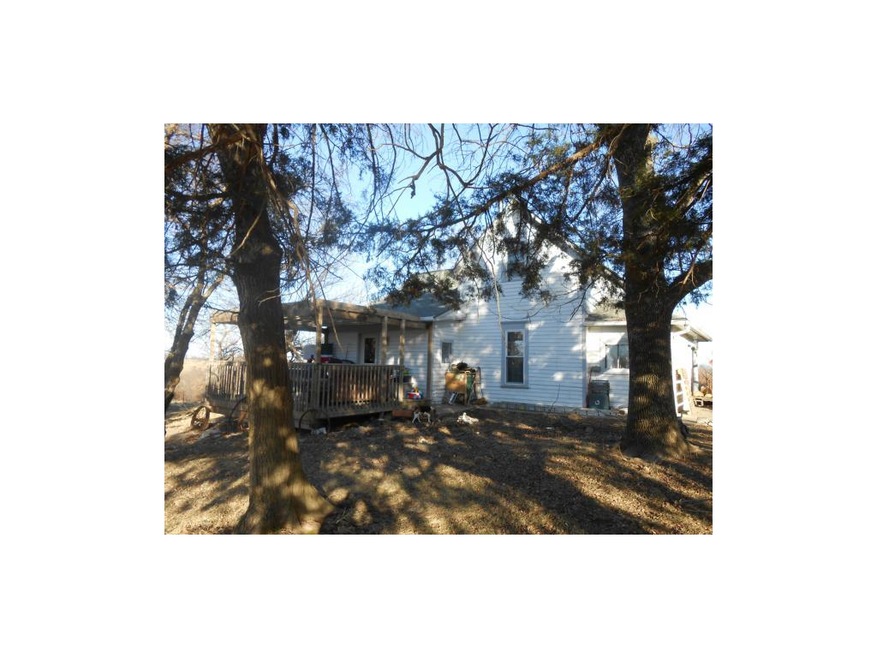 Farmhouse with large deck