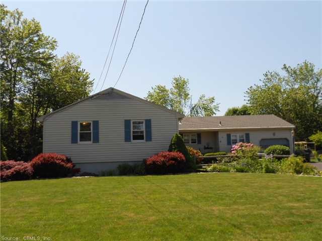 Exterior Front. Well cared for yard and landscapin