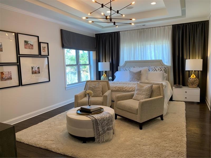 Huge Owner's retreat!  Easily fits a King size bed