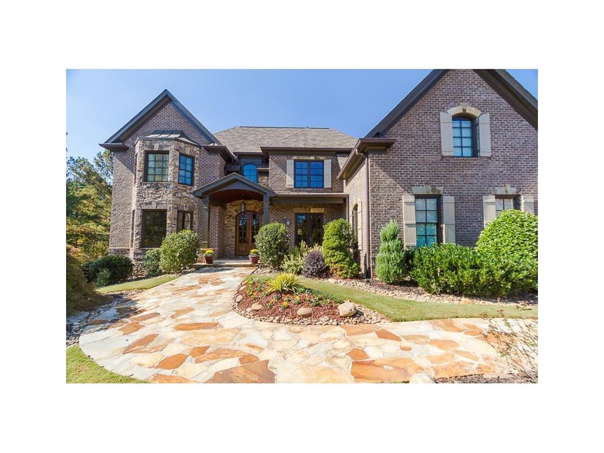 Totally custom 4-sided brick and stone executive h