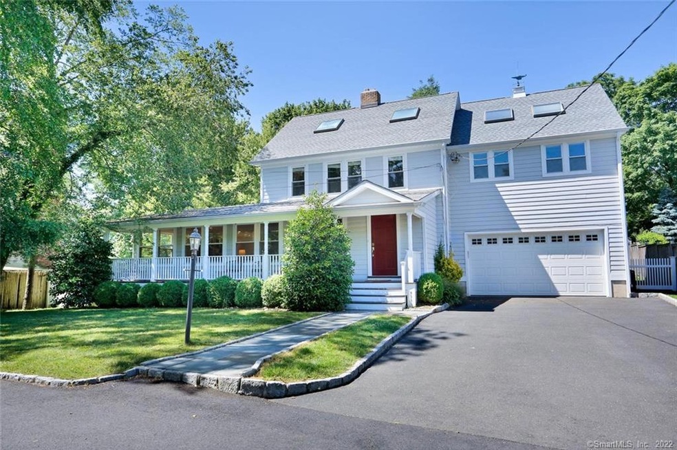 front of the house