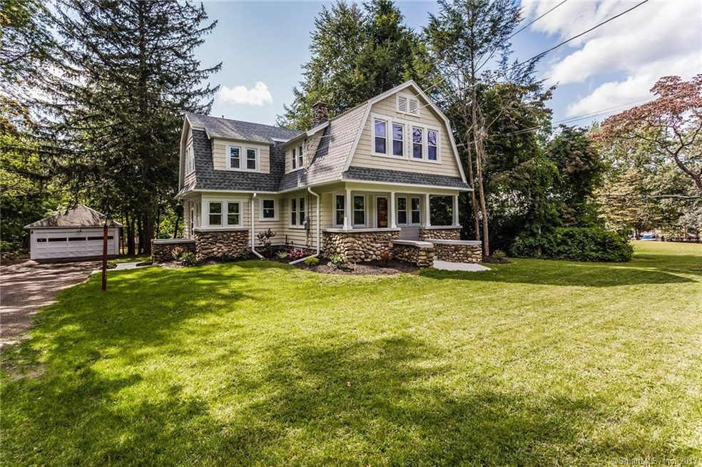Exterior front with welcoming front porch