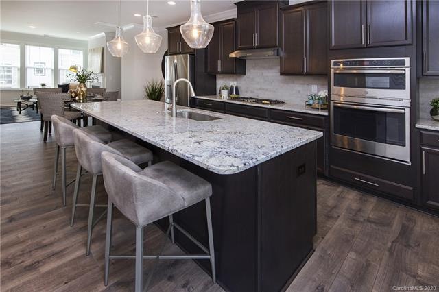 Open main floor living area with a gourmet kitchen