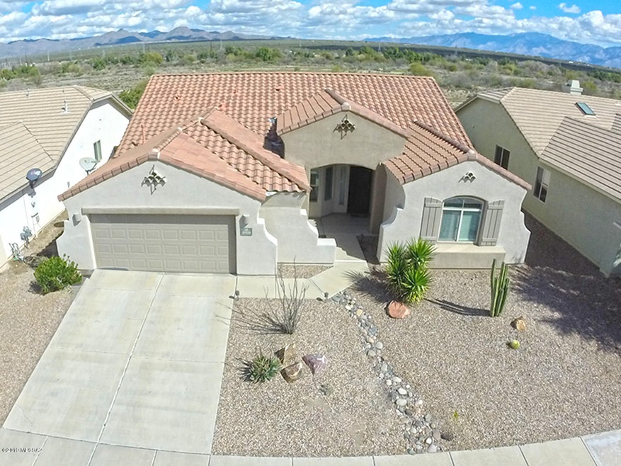 mountain view-front of house