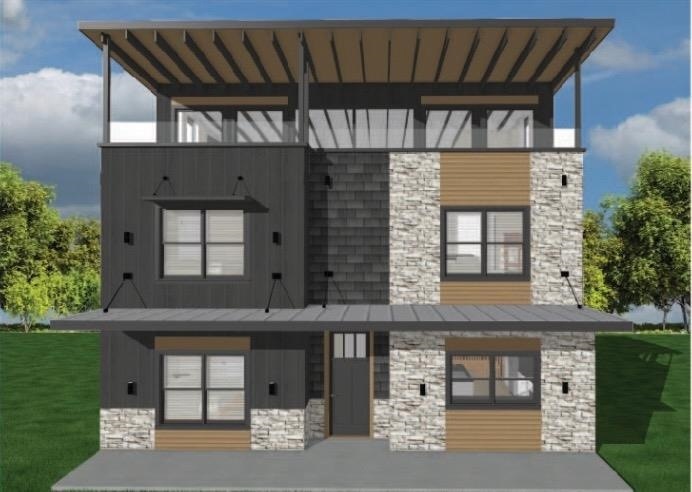Architectural rendering.  Developer reserves the r
