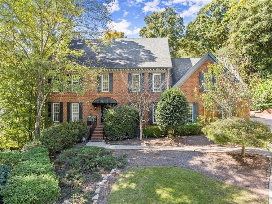 View of colonial inspired home
