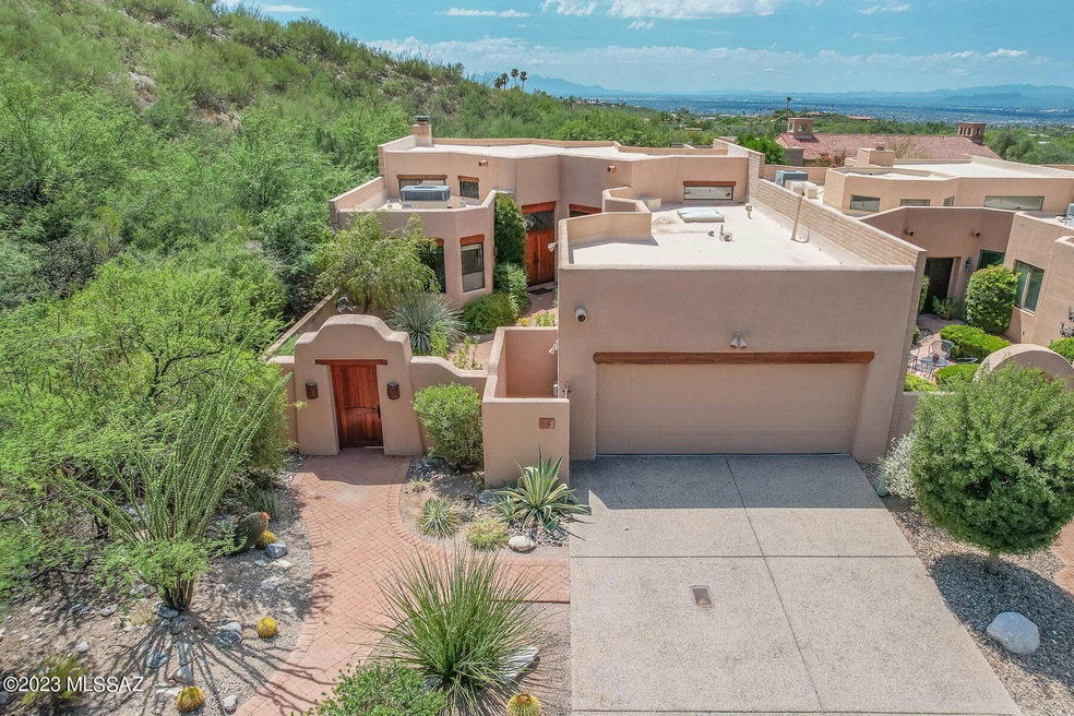 Aerial view of property