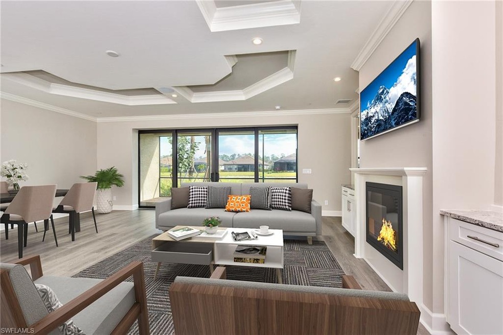 Living Area - Dining Area (Staged)