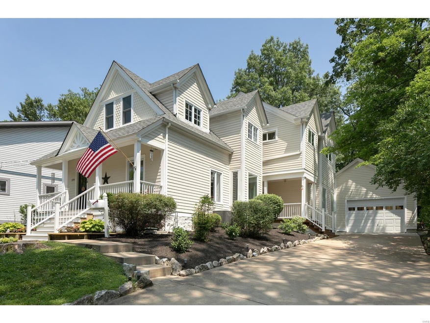 1889 Webster historical home, street view with spacious driveway