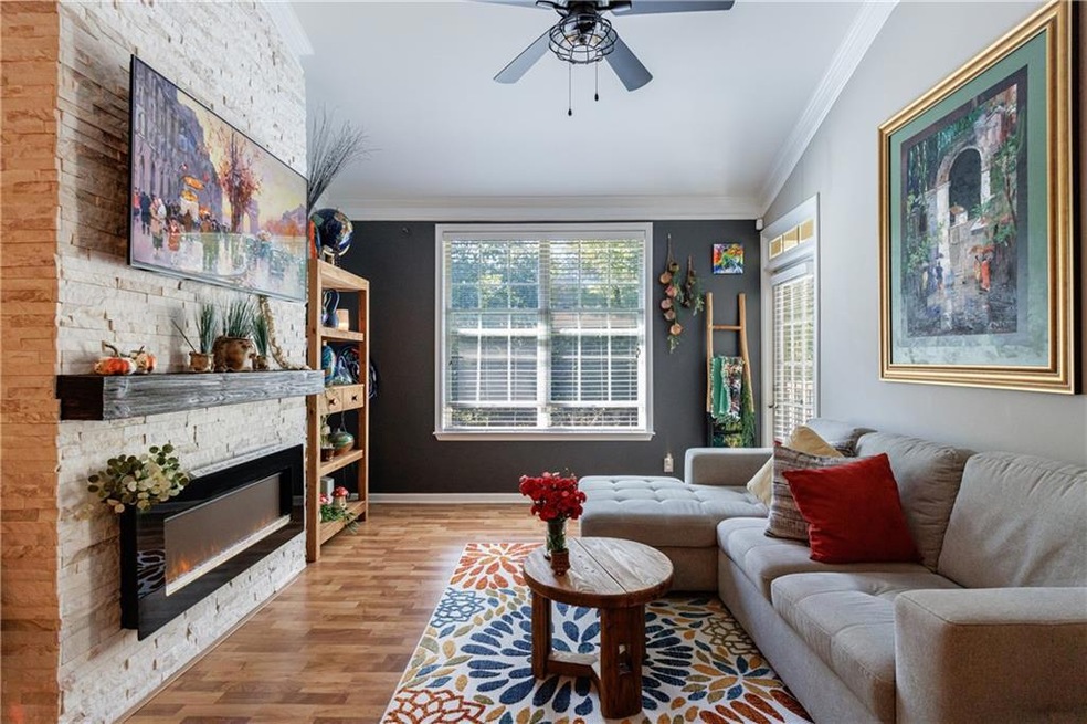High Ceilings overlooking a canopy of trees