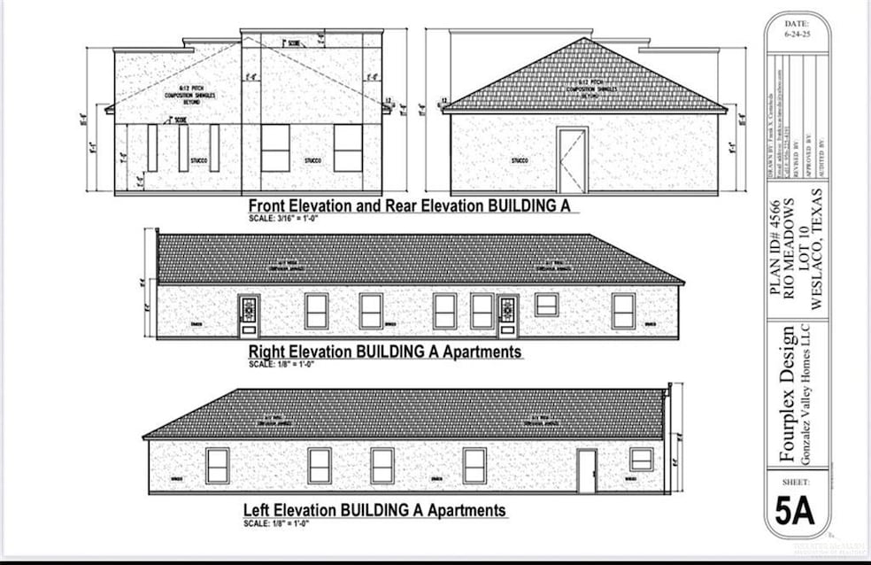 Front of elevation property under construction