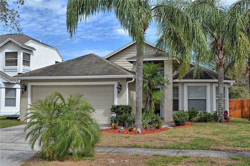 Neat and clean with sidewalks!  Nice palm trees an