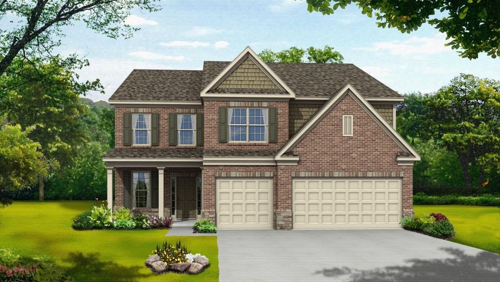Color Rendering. Not actual home. Sample same plan
