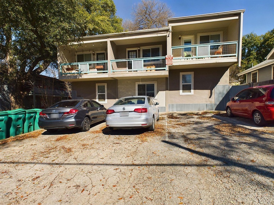 View of front of home with a balcony, uncovered p