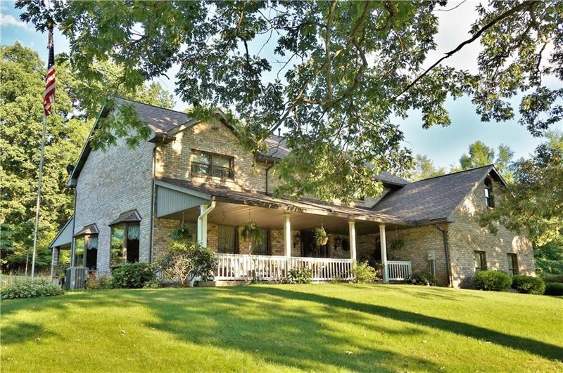 All brick home situated perfectly with a beautiful