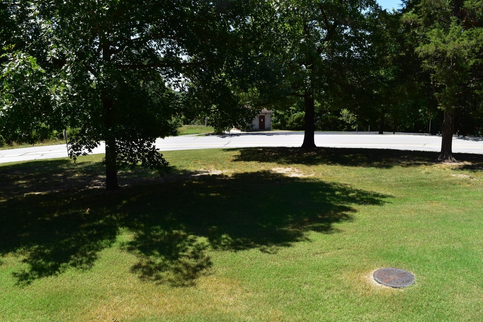 Park-like setting in town