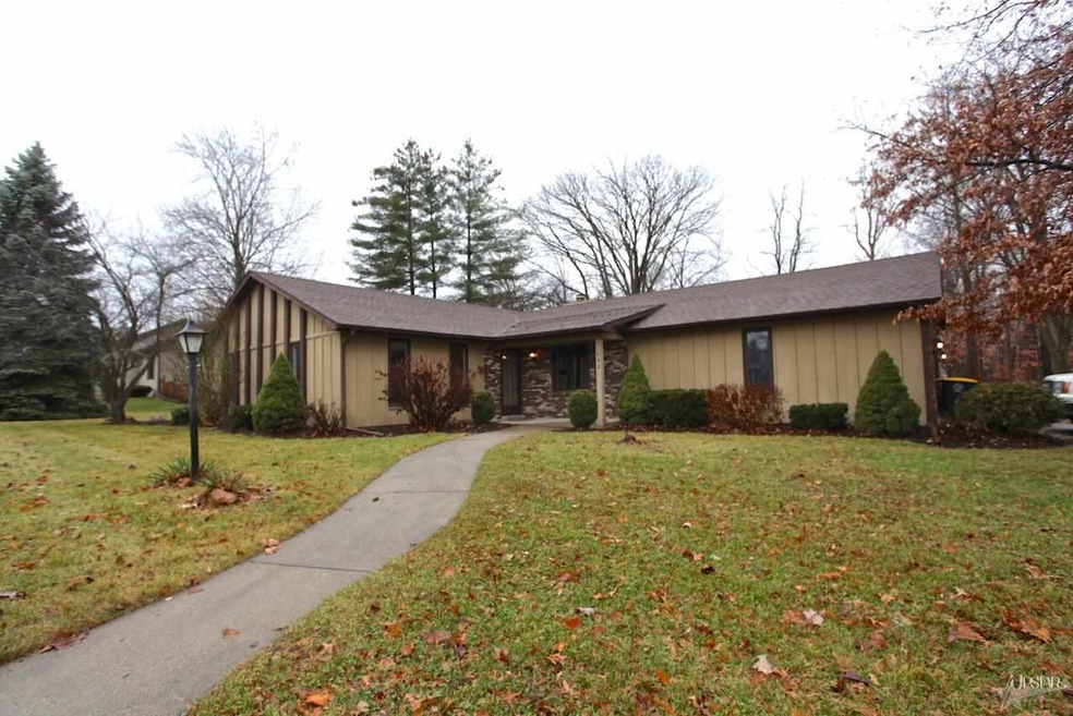 Front elevation w/ side load garage