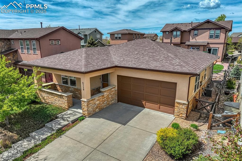 This stucco rancher is located near a walking trail and 2 parks are just around the corner.