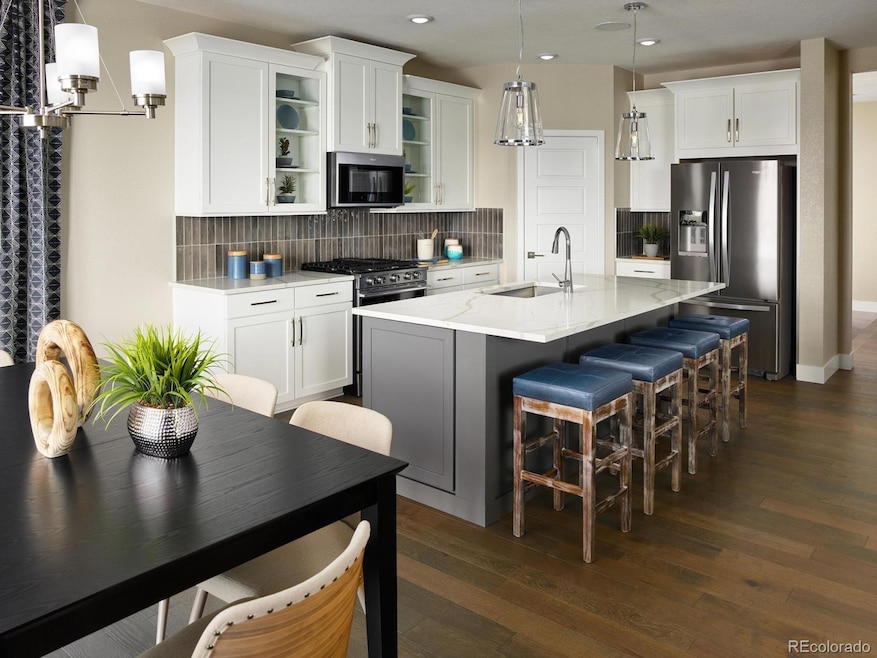 Photo is not of the actual home, but is an inspirational photo of builder’s model home and may depict options, furnishings, and/or decorator features that are not included