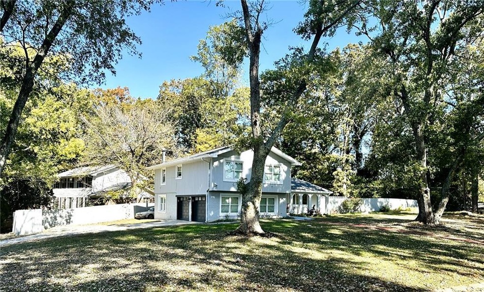 View of front of property with a front lawn