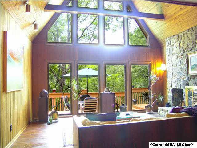 This magnificent room says it all! Mountain chalet, relaxing retreat, amazing private view, warm gathering place, and rustic family home.