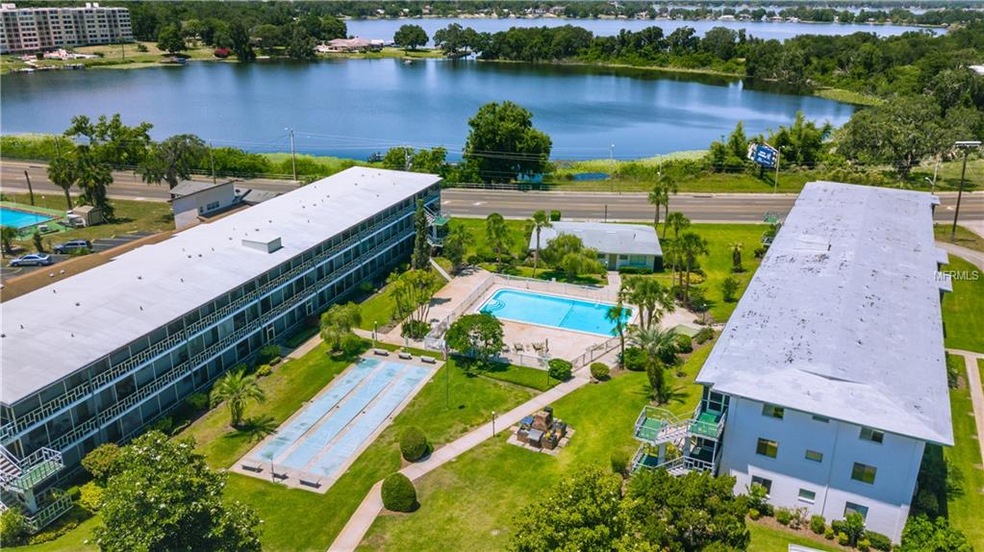 Aerial View of 2 of the 3 buildings with view of S