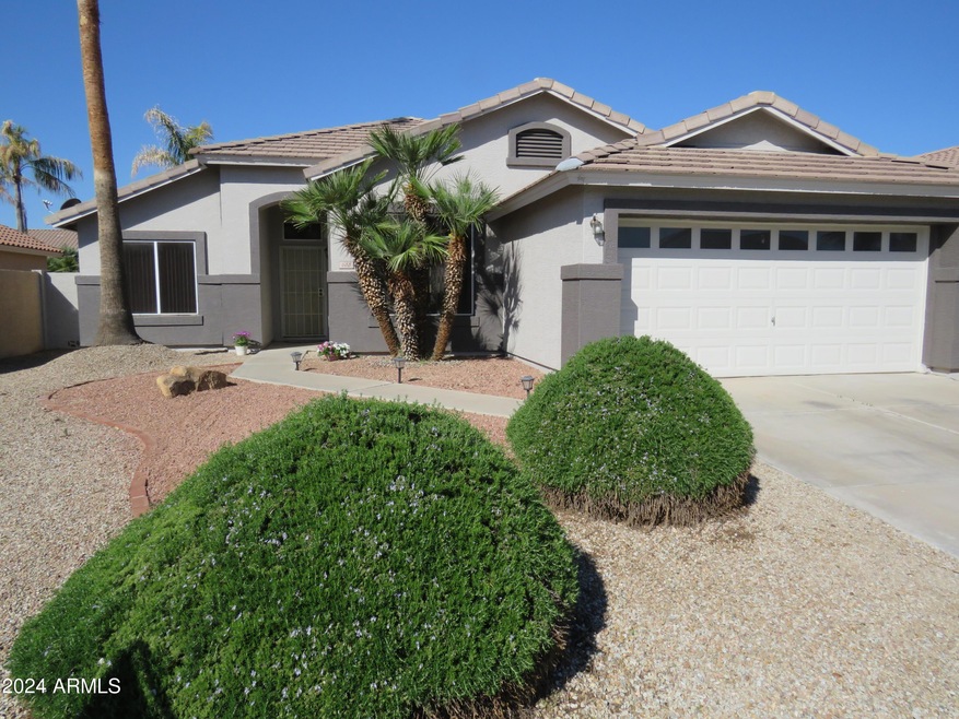 with fresh exterior paint