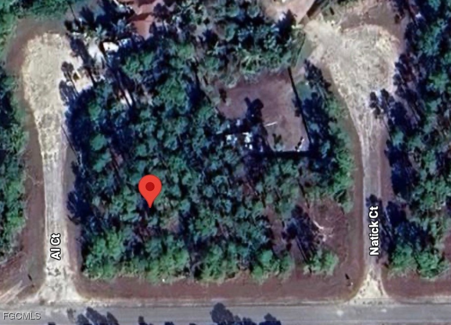Aerial view of property's location