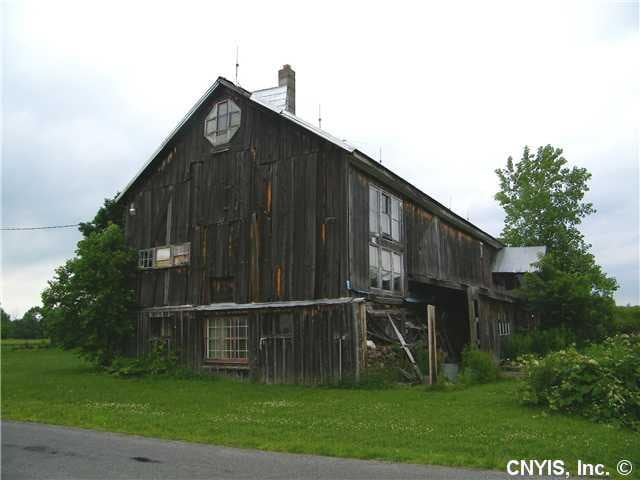 Exterior Front. Road side front of barn.