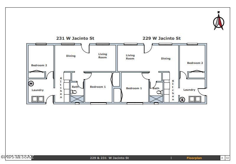 229 & 231 W Jacinto St, Tucson, AZ 85705 - photo 1